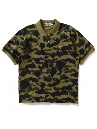 Polo A Bathing Ape 1st Camo One Point Relaxed Fit - Verde