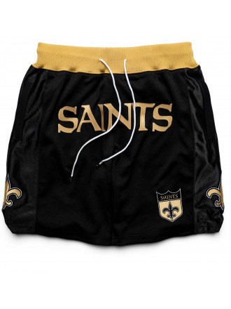 Pantaloncini Just Don New Orleans Saints - Nero/Oro